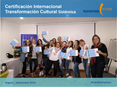 Certificación Transformación Cultural Sistémica Bogotá